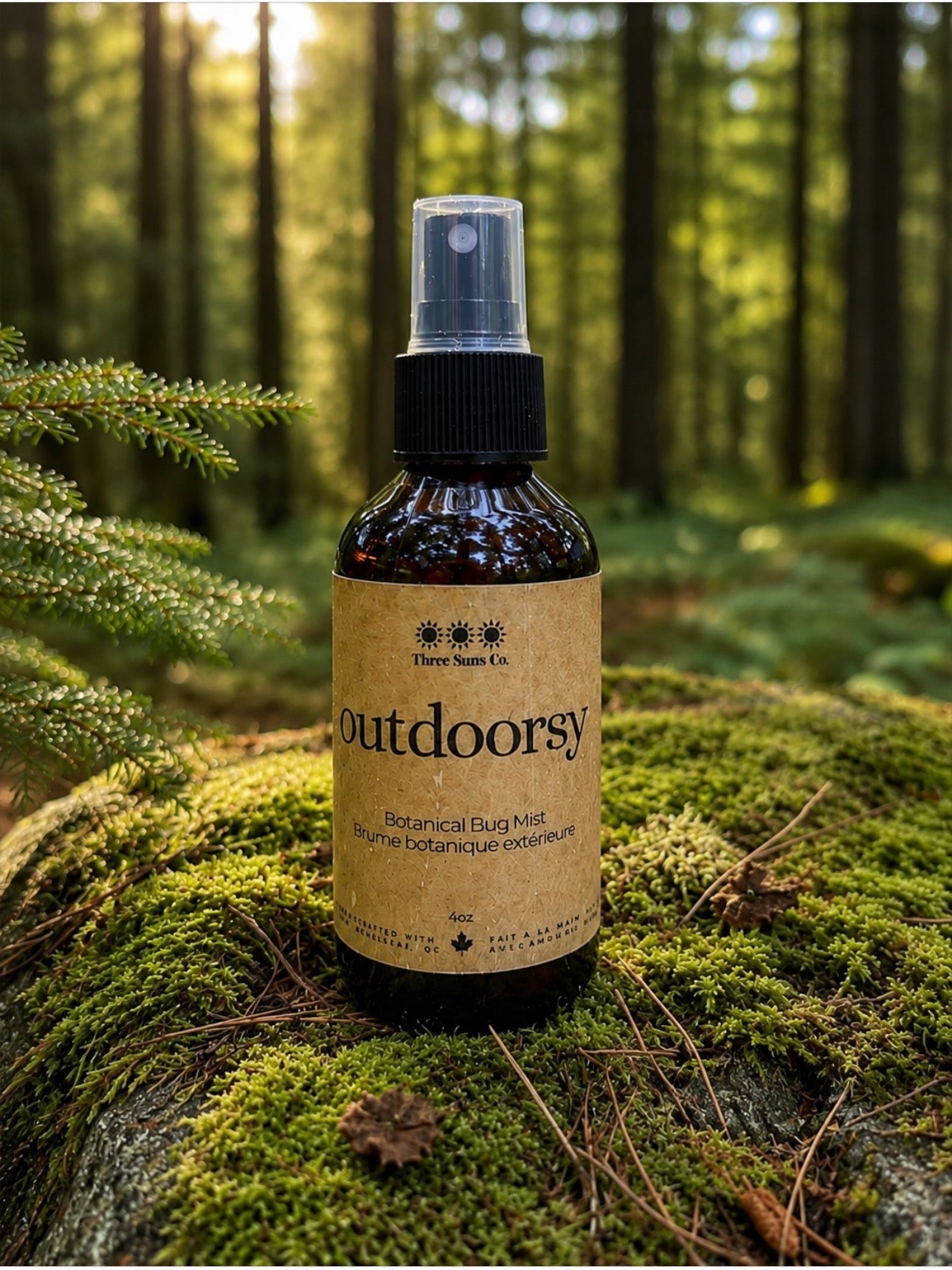 Outdoorsy botanical bug mist