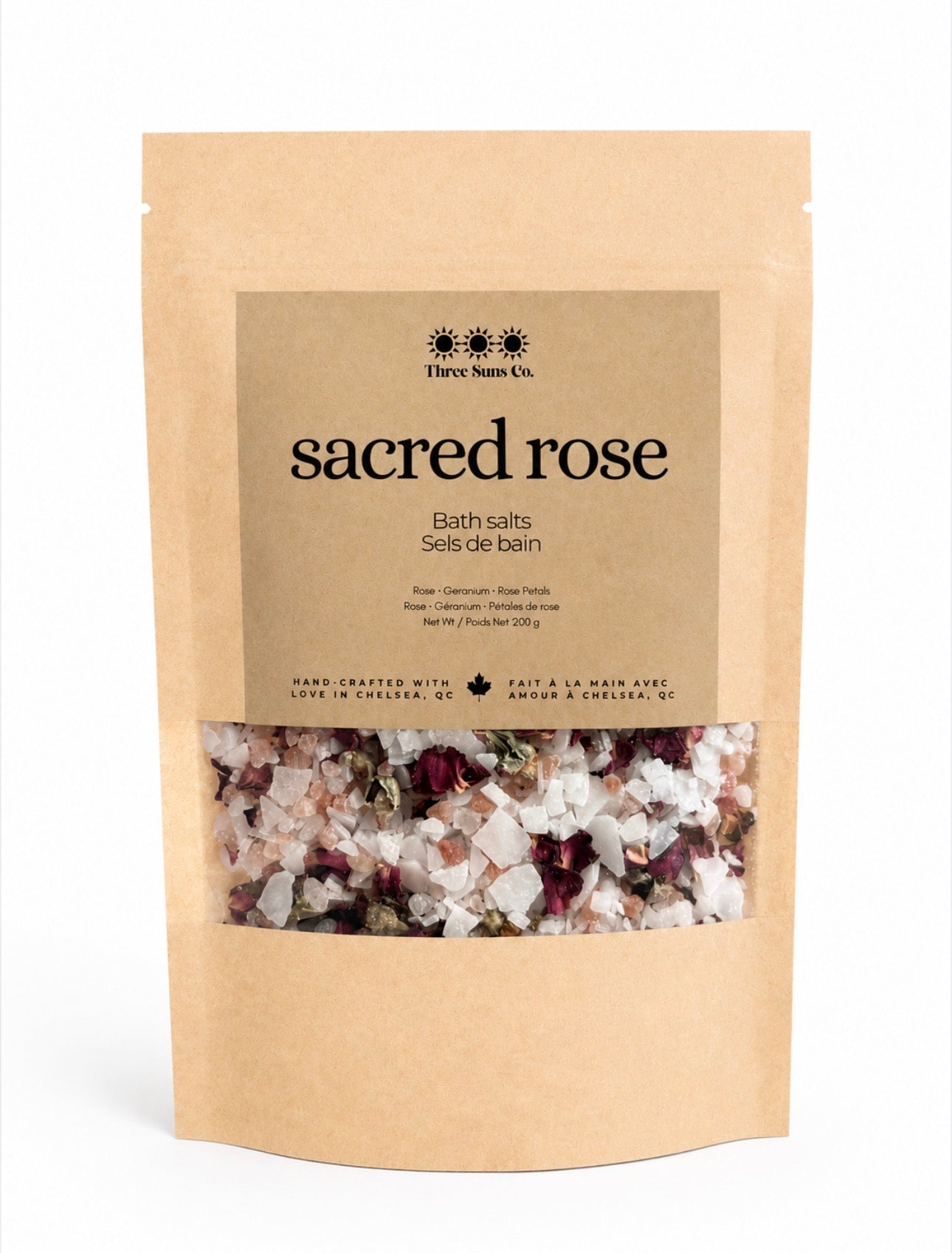 Sacred rose bath salts