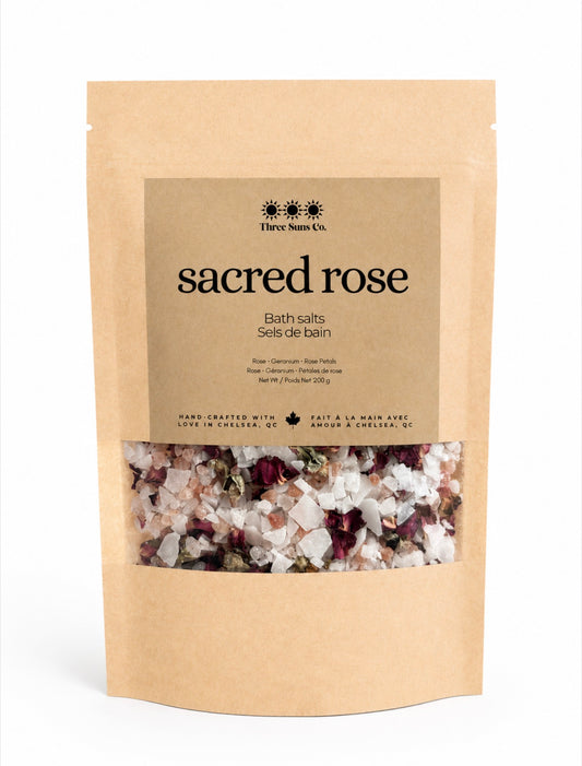 Sacred rose bath salts